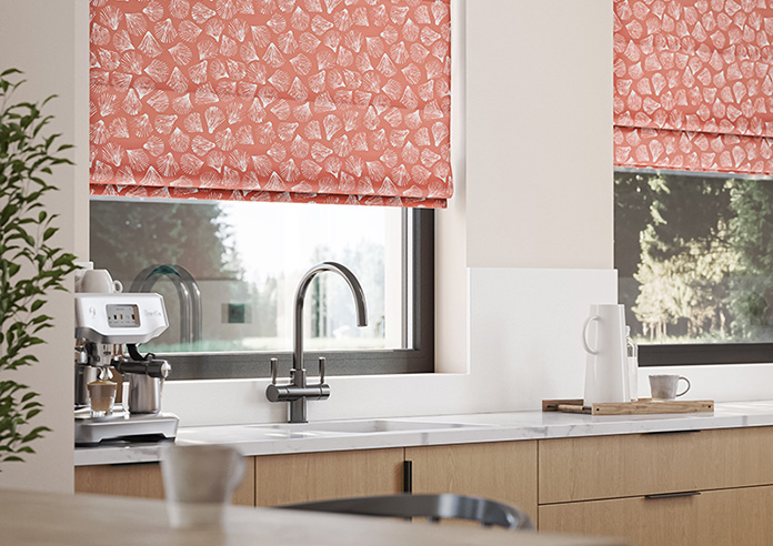 Sandbank, Orange Reef - Motorised Roman Blind - Image 5